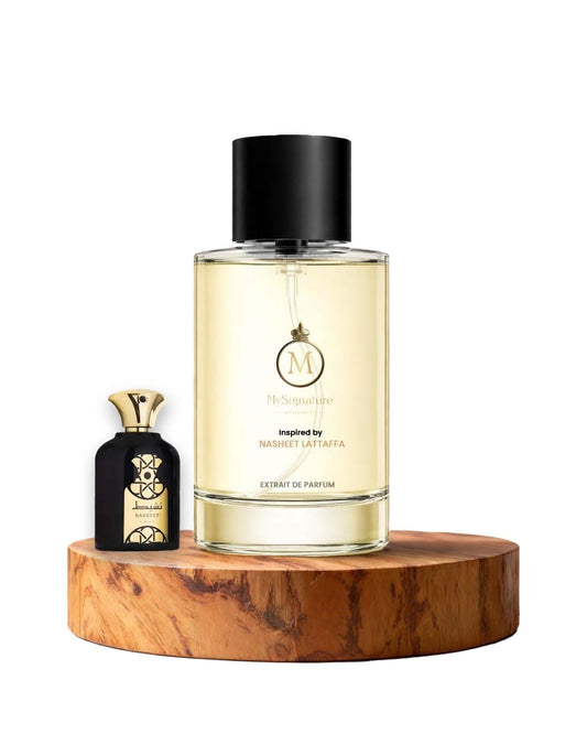 Inspired by Lattafa Nasheet Perfume – Warm Sweet Woody Perfume | Unisex | Mysignatureperfumery