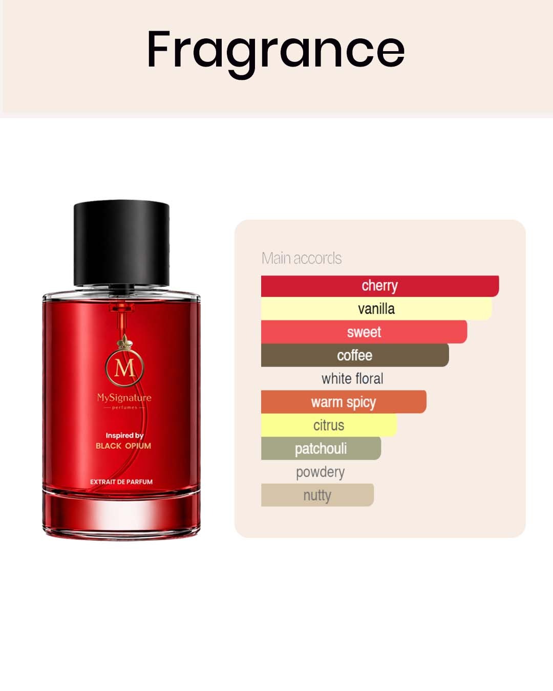 Inspired by Black Opium Over Red Yves Saint Laurent