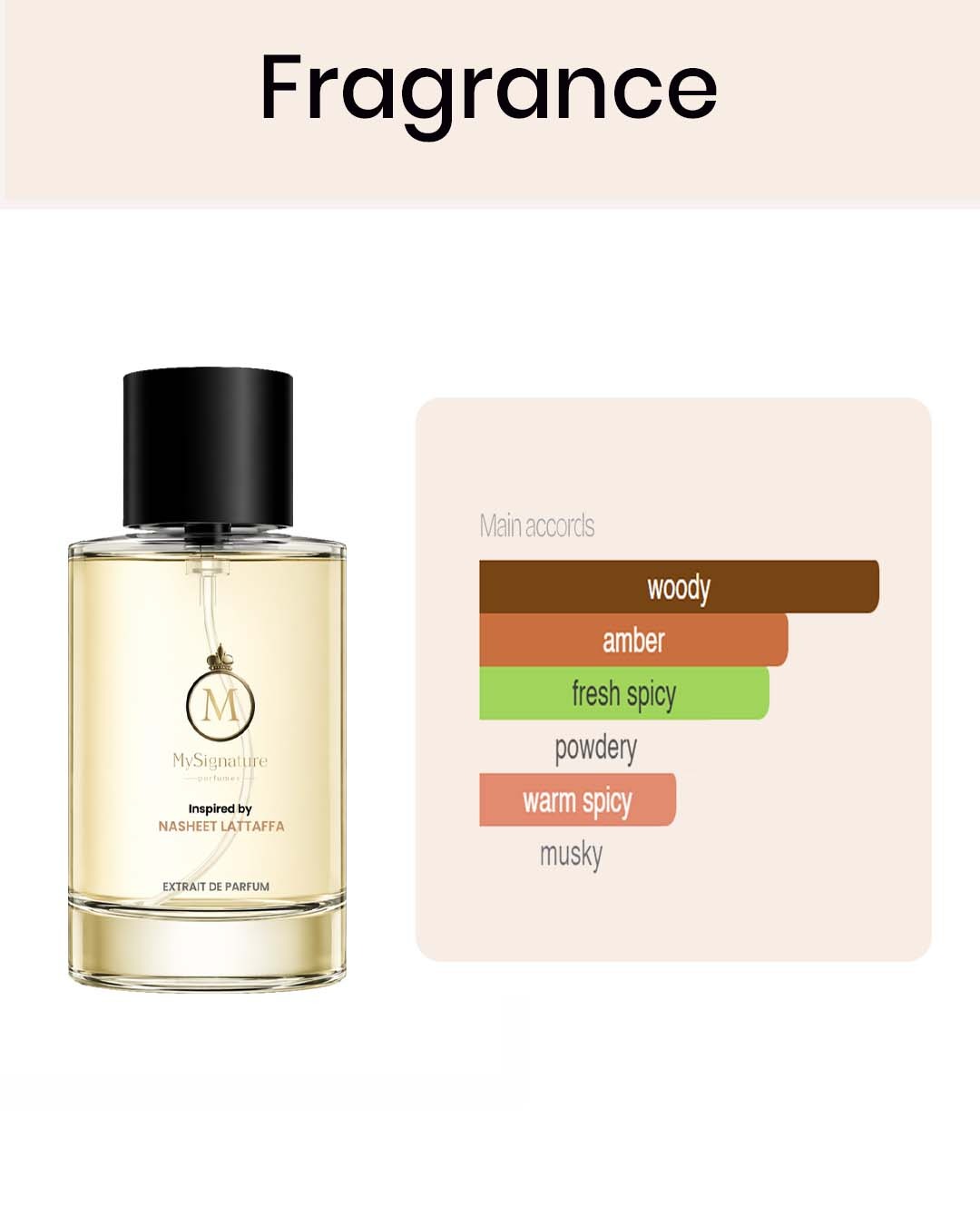 Inspired by Lattafa Nasheet Perfume – Warm Sweet Woody Perfume | Unisex | Mysignatureperfumery
